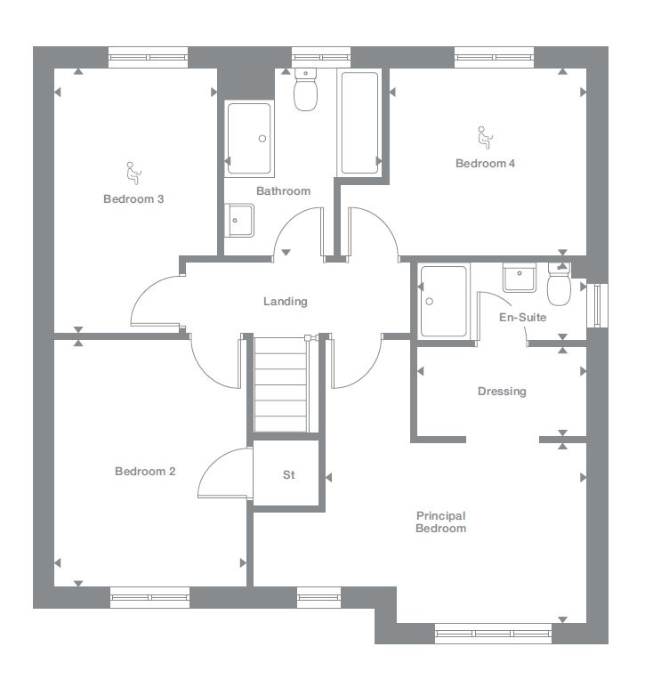 2D floor plan