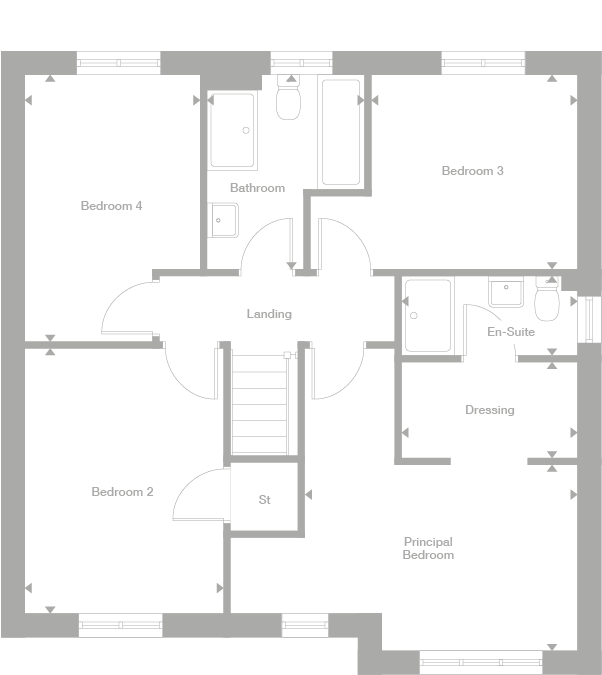 2D floor plan