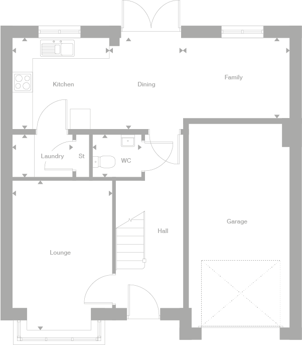 2D floor plan
