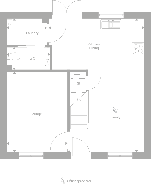 2D floor plan