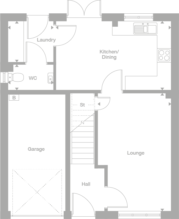 2D floor plan