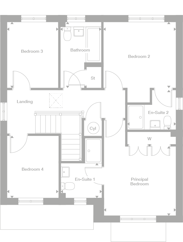 2D floor plan