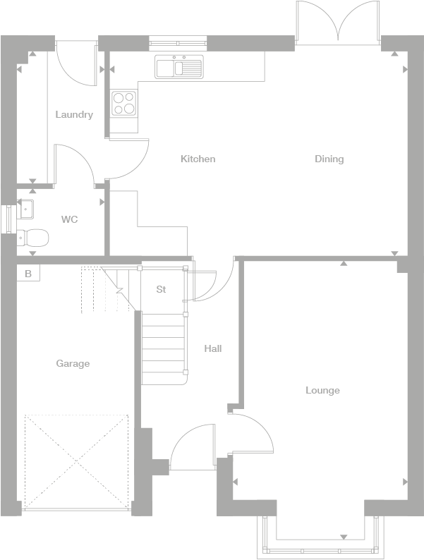 2D floor plan
