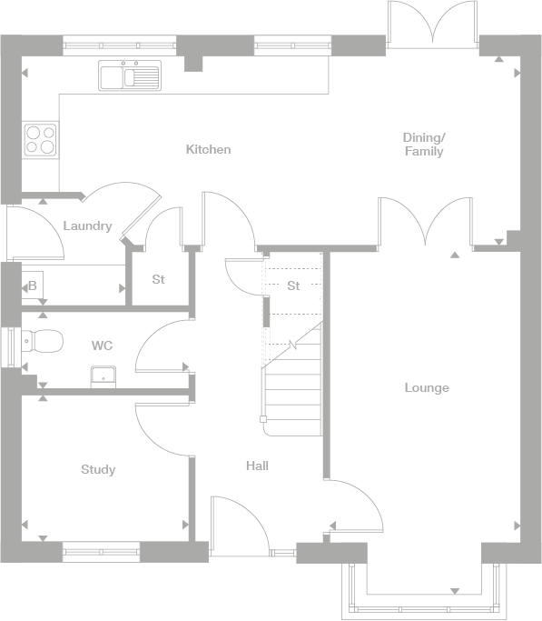 2D floor plan