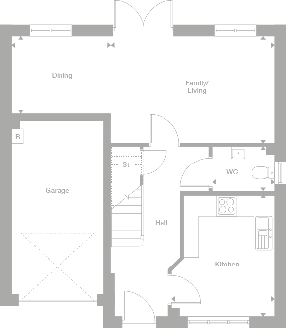 2D floor plan