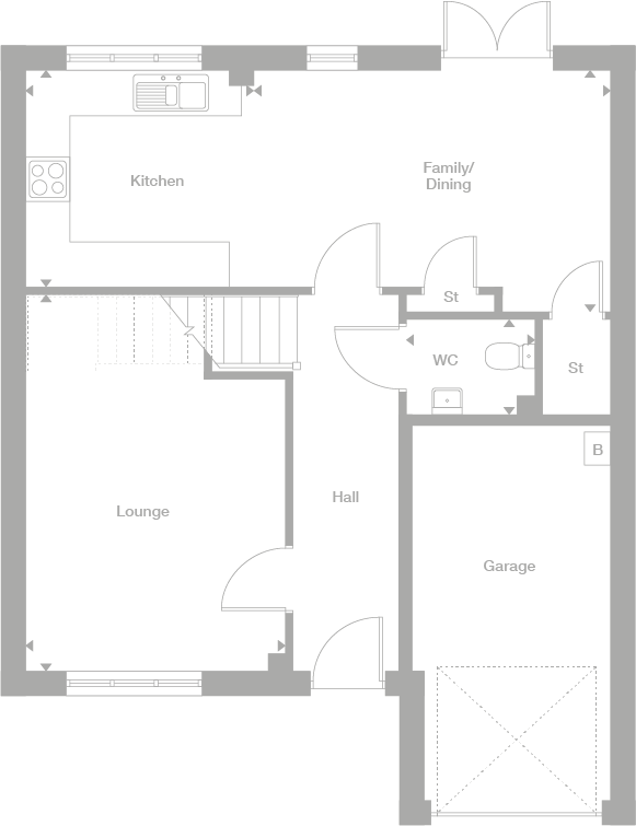 2D floor plan