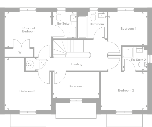 2D floor plan