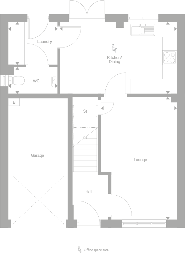 2D floor plan