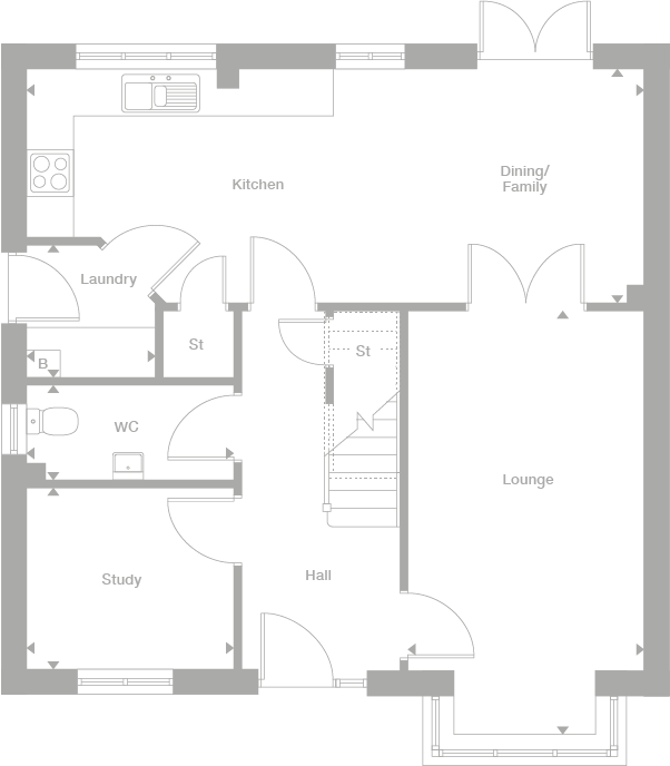 2D floor plan