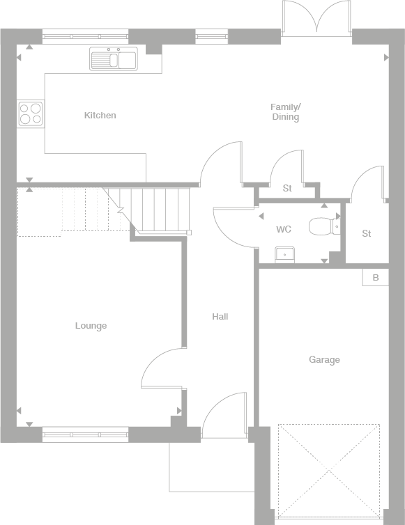 2D floor plan