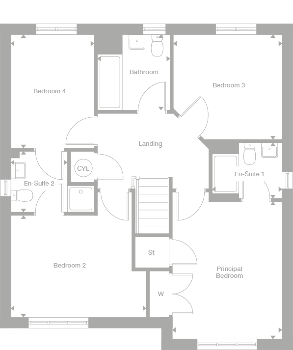 2D floor plan
