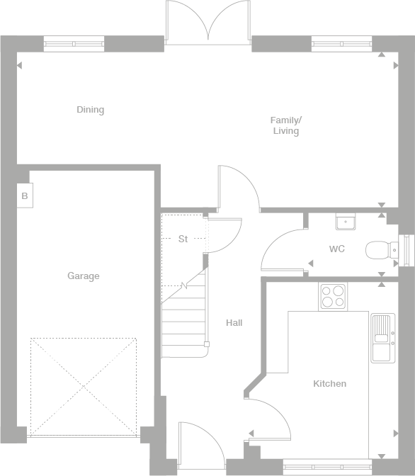 2D floor plan