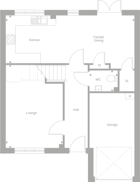 2D floor plan