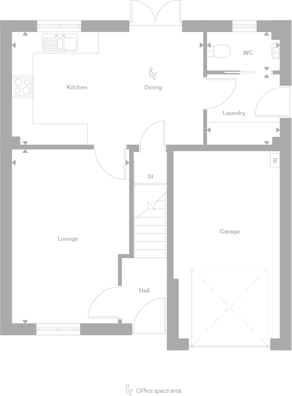 2D floor plan