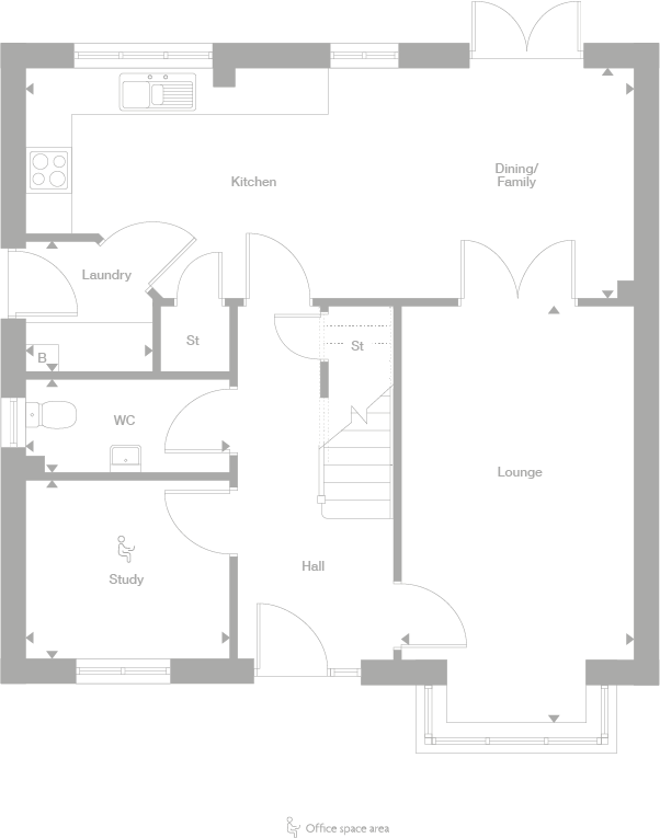2D floor plan