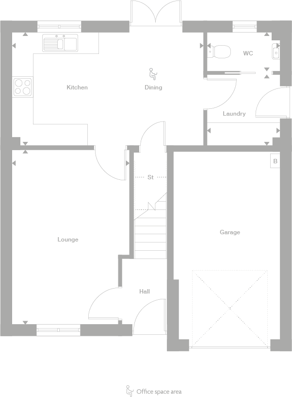 2D floor plan