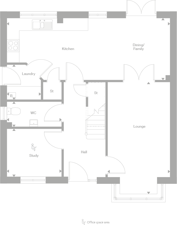 2D floor plan