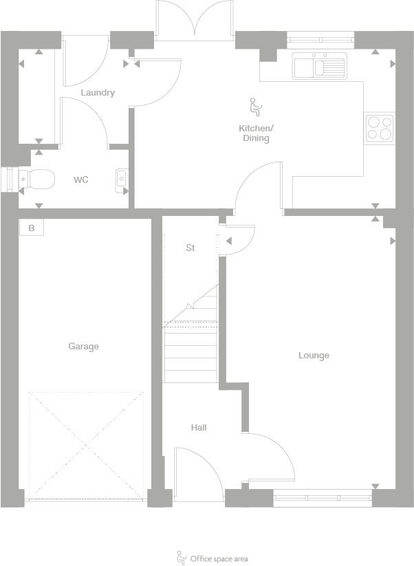 2D floor plan