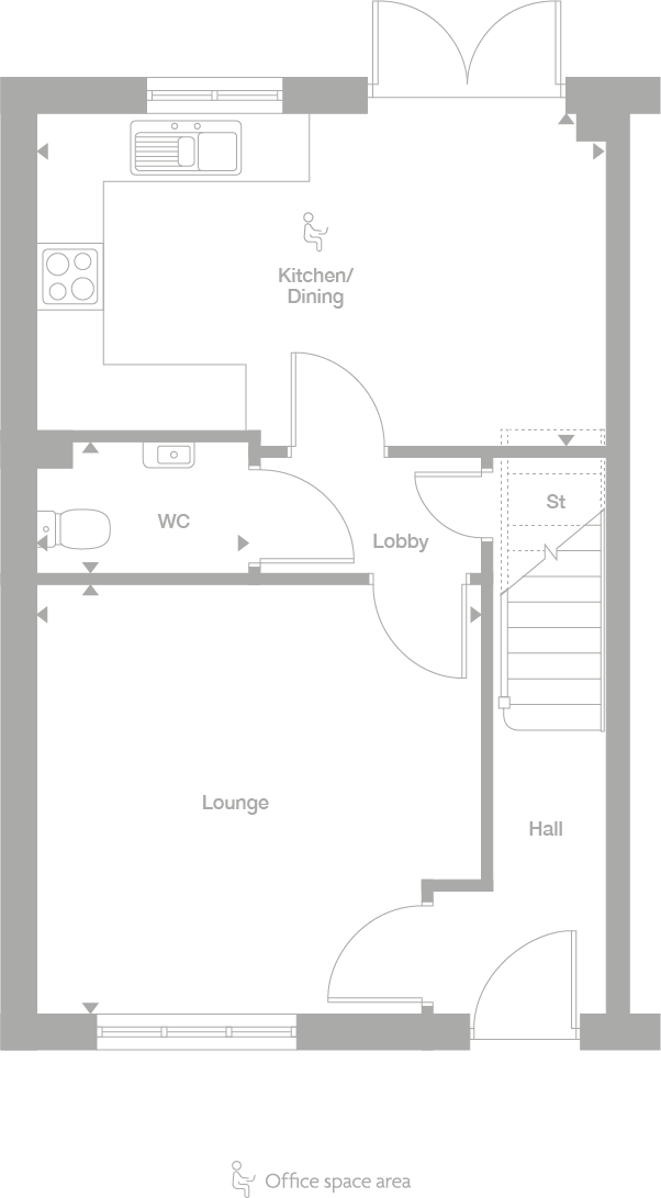 Fulton Semi 3 bedroom house for sale in Tranent