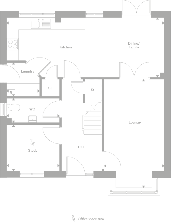 2D floor plan