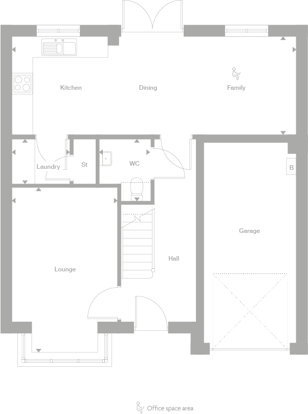 2D floor plan