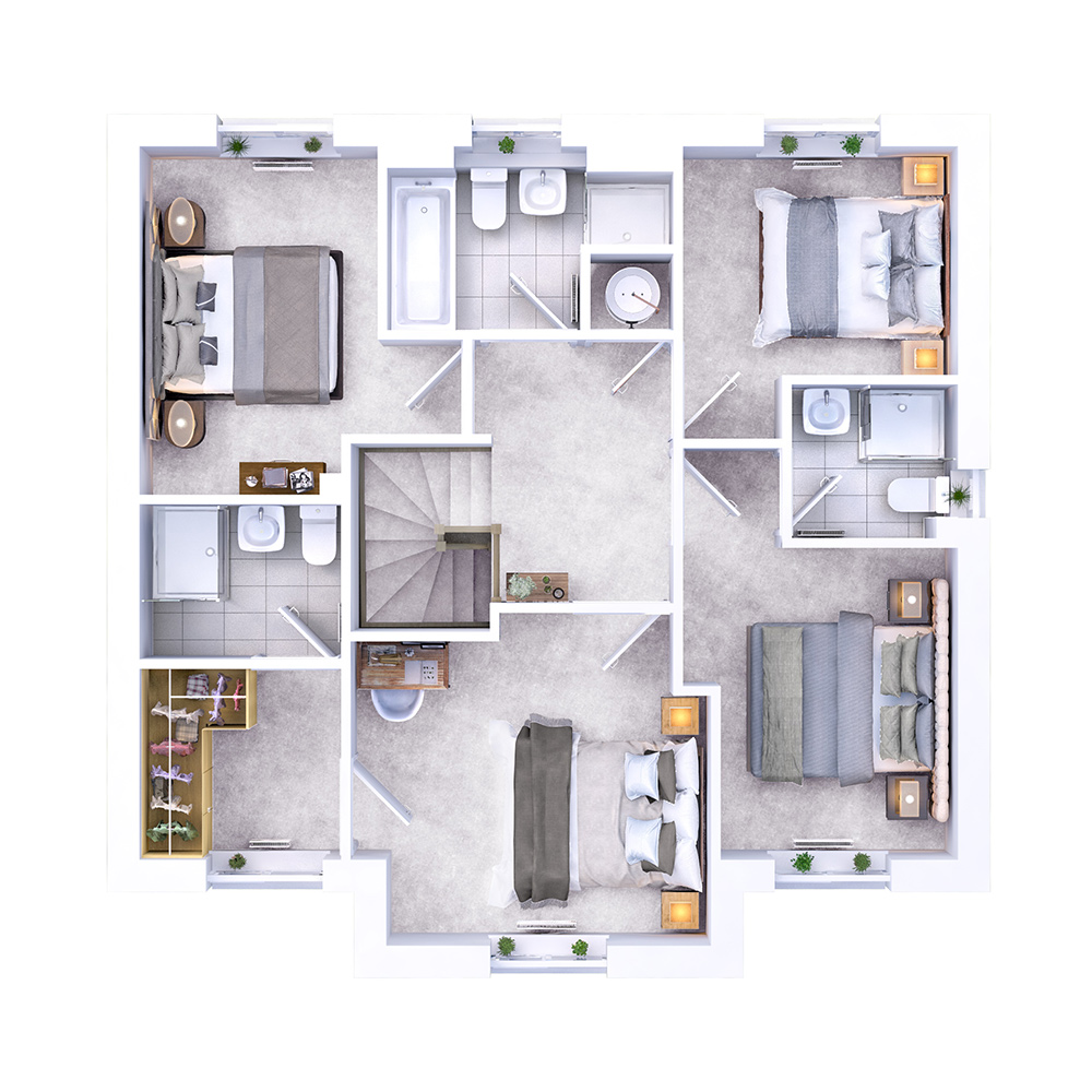 3D floor plan