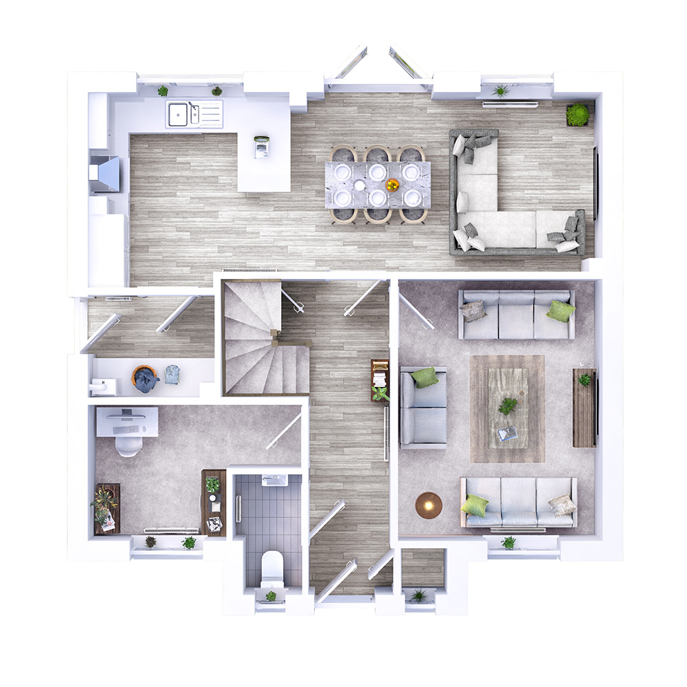 3D floor plan