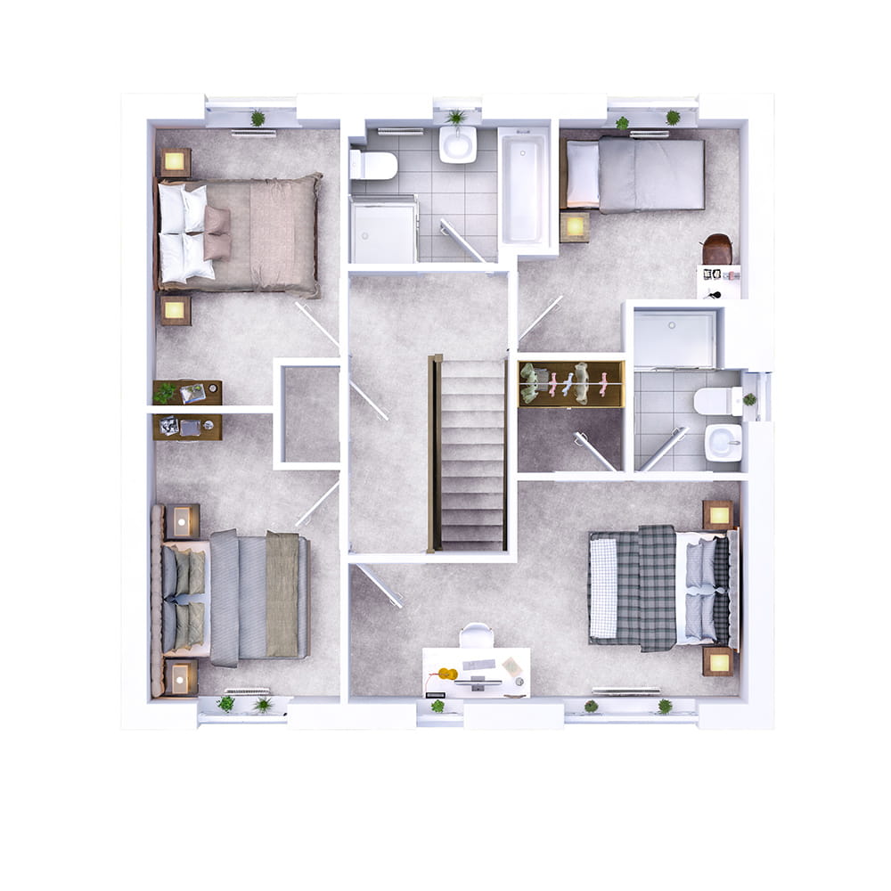 3D floor plan