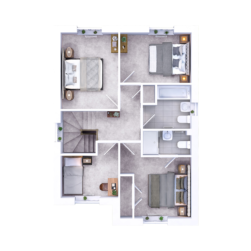 3D floor plan