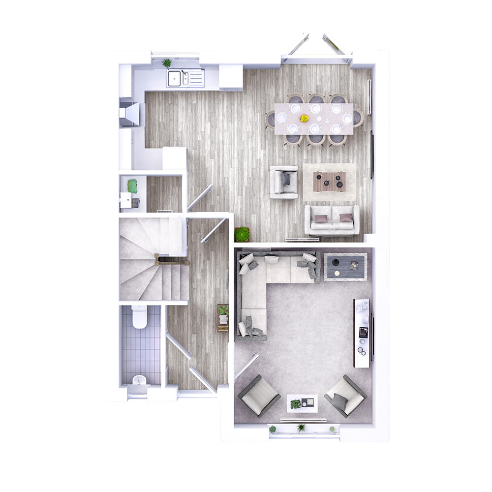 3D floor plan
