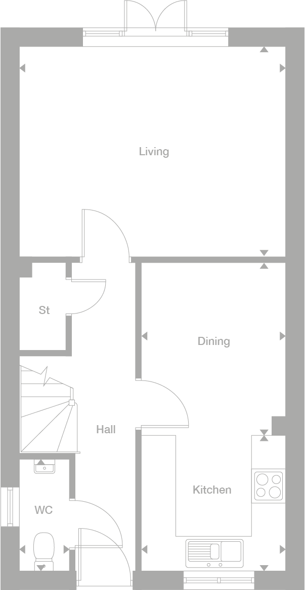 Botley 3 bedroom house for sale in Boorley Green