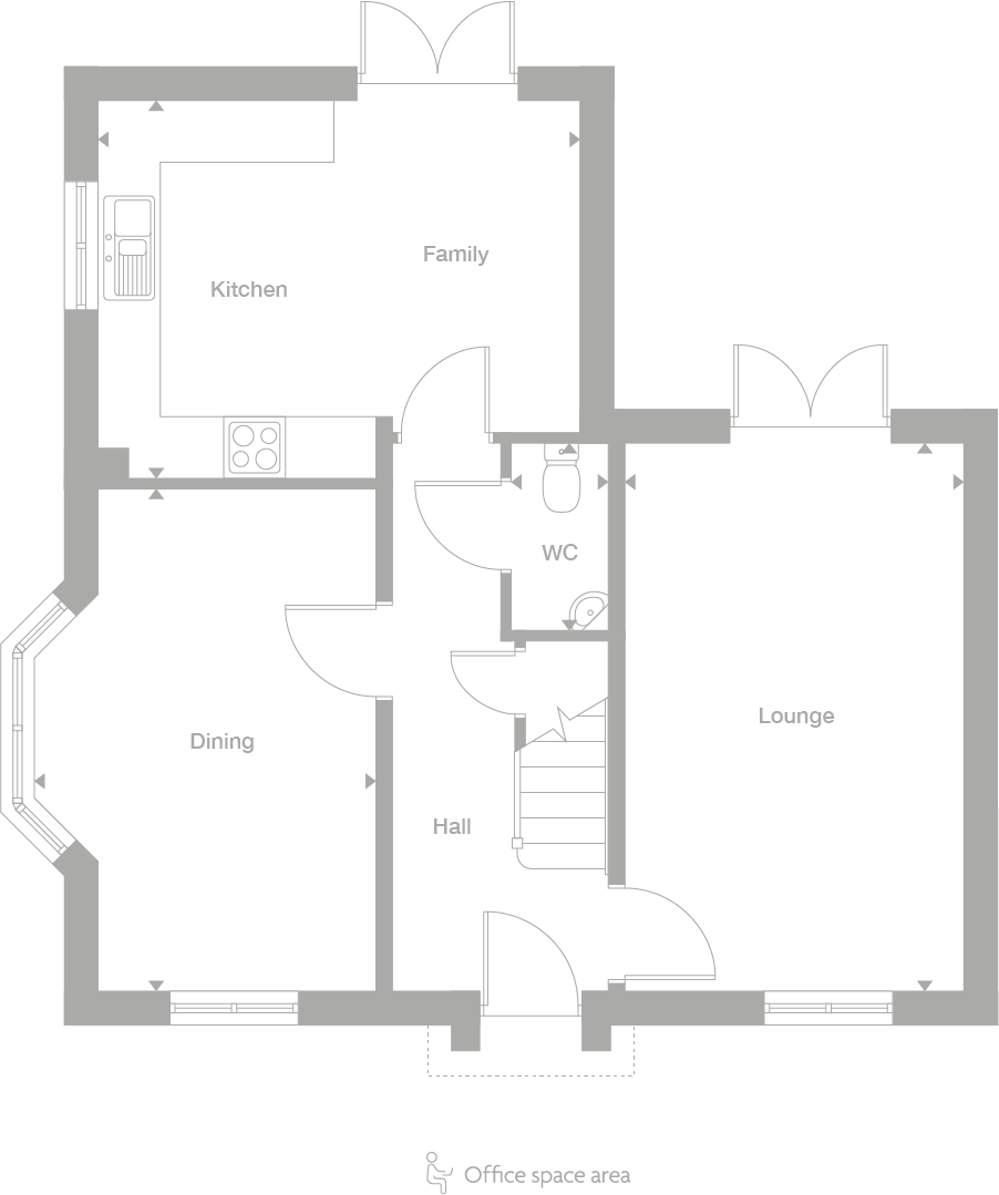 Darley 4 bedroom house for sale in Boorley Green