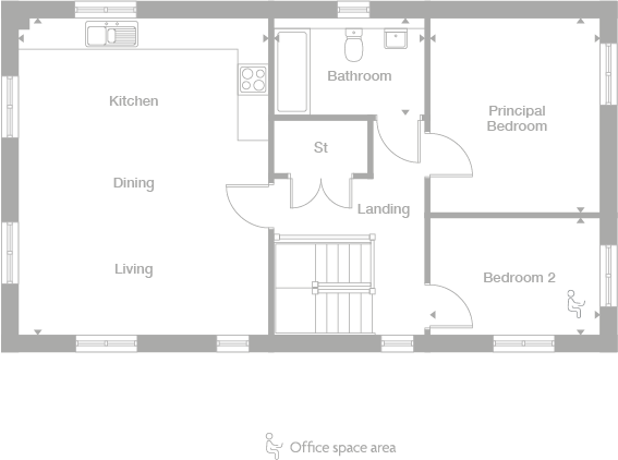 2D floor plan