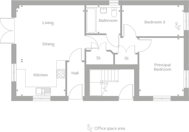2D floor plan