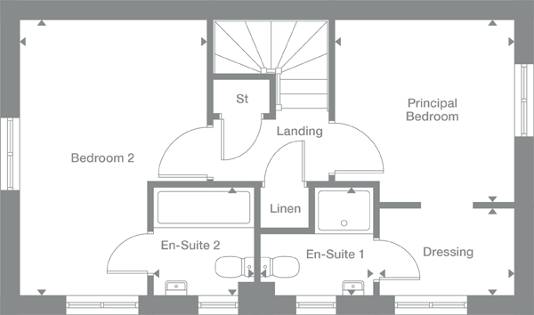 2D floor plan