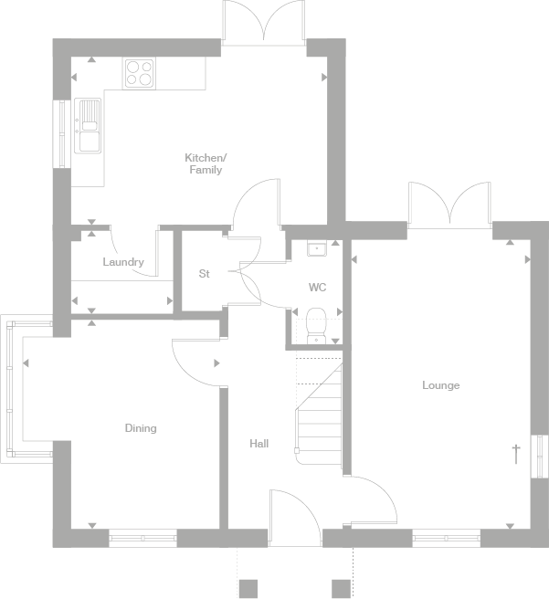 2D floor plan