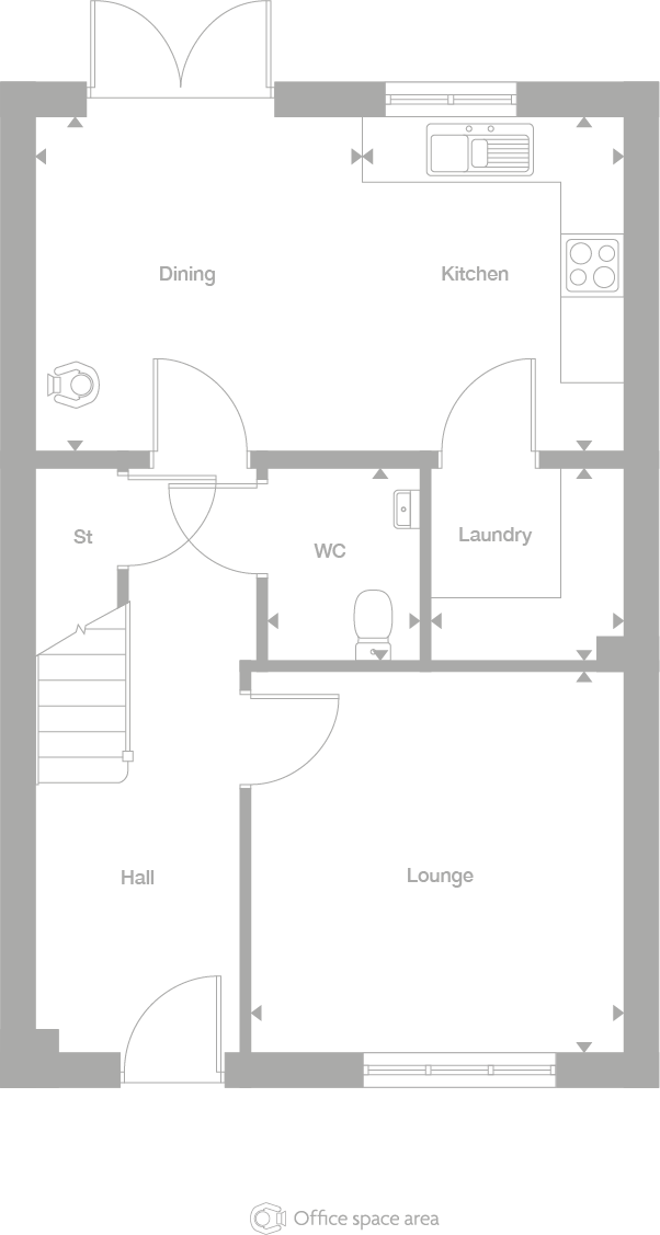 2D floor plan