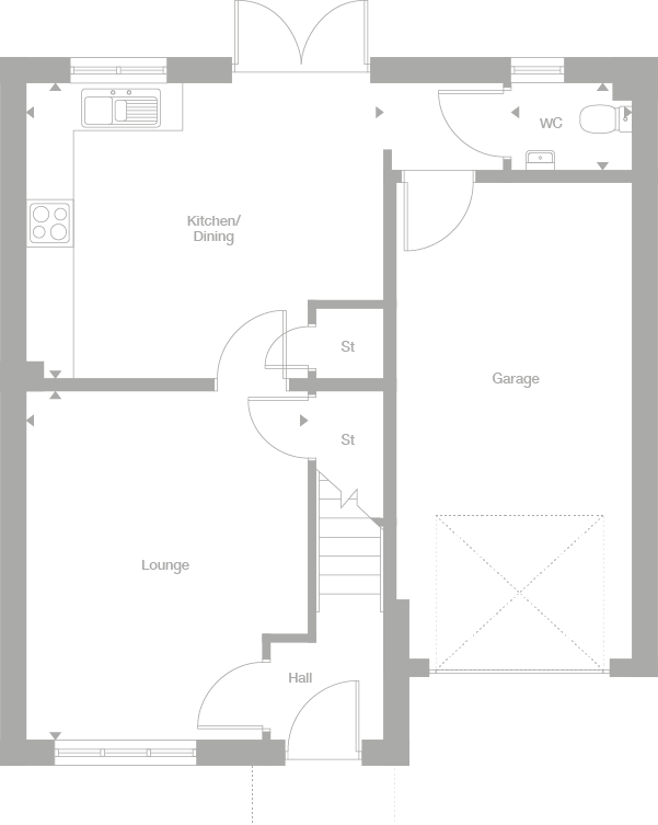 2D floor plan