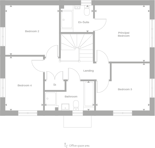 2D floor plan
