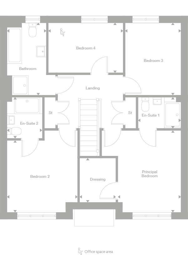 2D floor plan