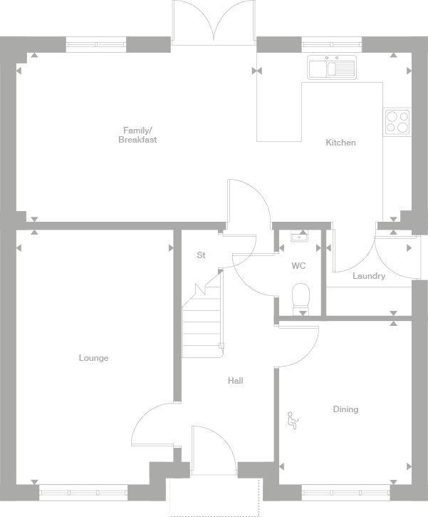 2D floor plan