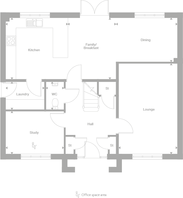 2D floor plan