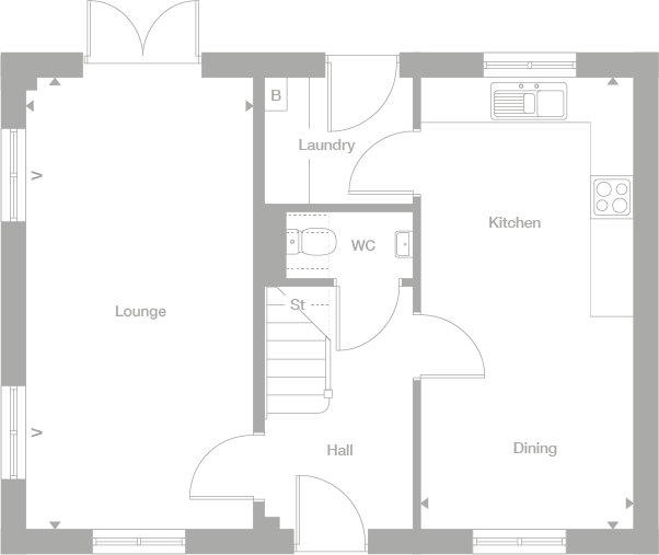 2D floor plan