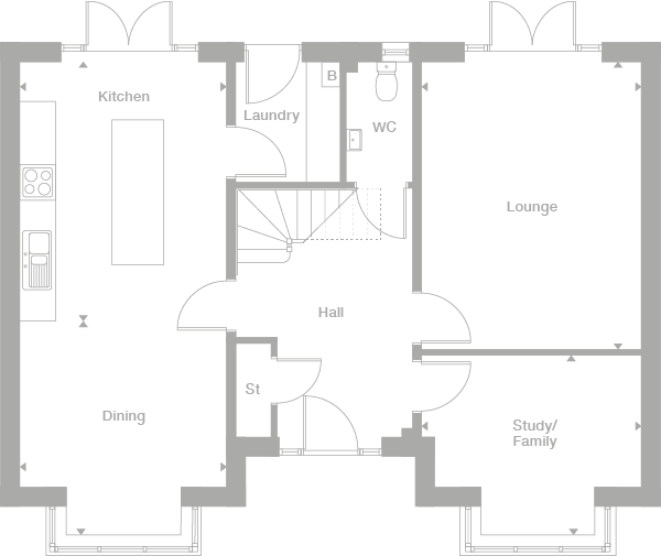 2D floor plan