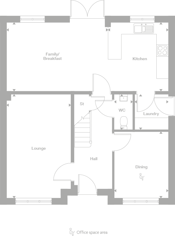 2D floor plan