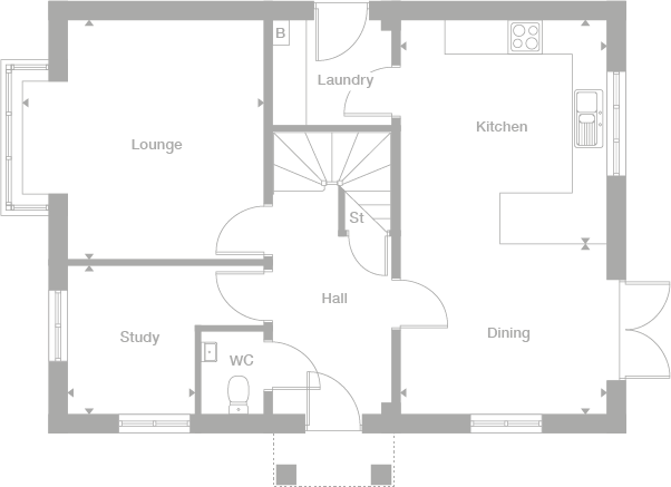 2D floor plan