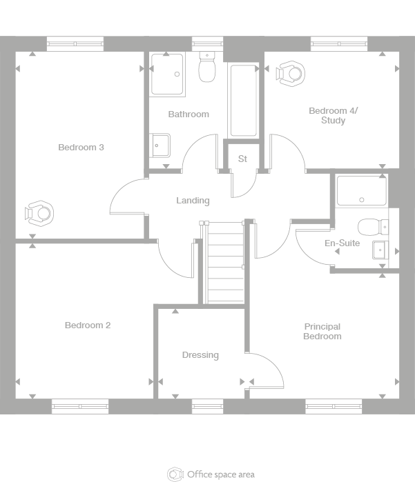 2D floor plan