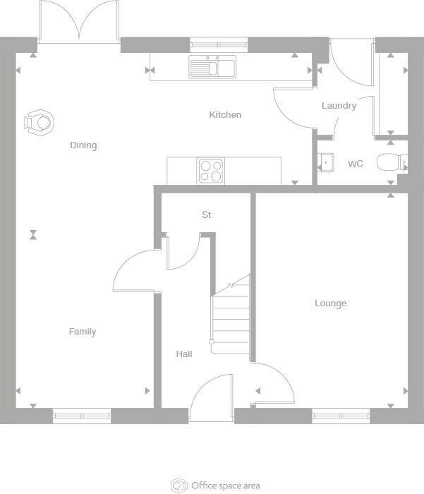 2D floor plan