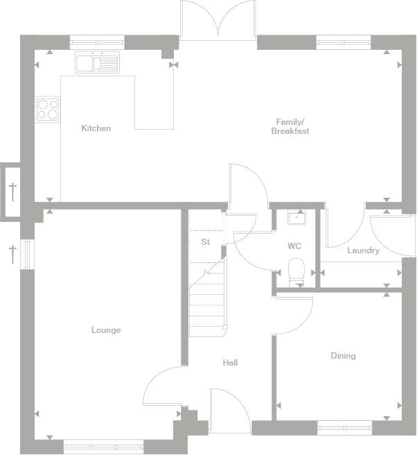 2D floor plan