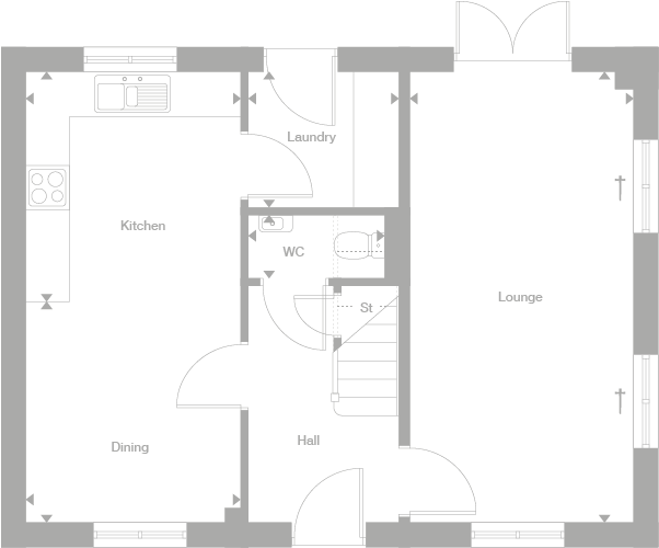 2D floor plan